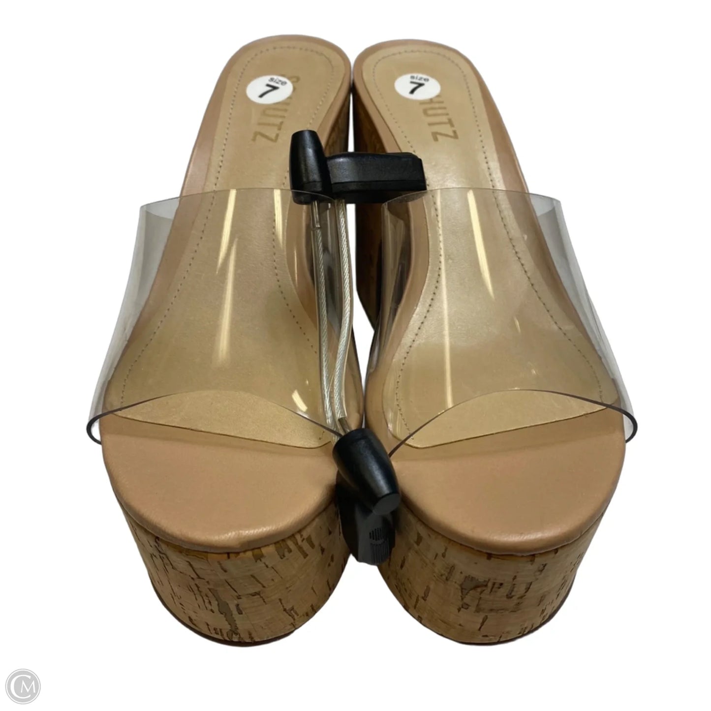Sandals Heels Block By Schutz In Clear, Size: 7