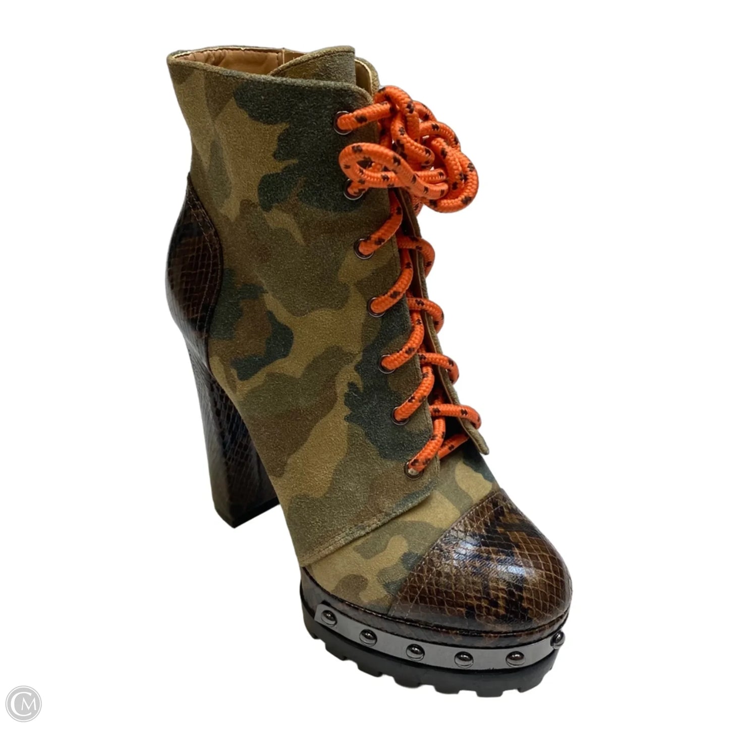 Boots Ankle Heels By Jessica Simpson In Green, Size: 6.5