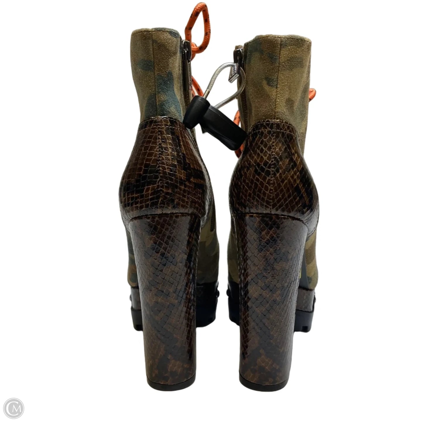 Boots Ankle Heels By Jessica Simpson In Green, Size: 6.5