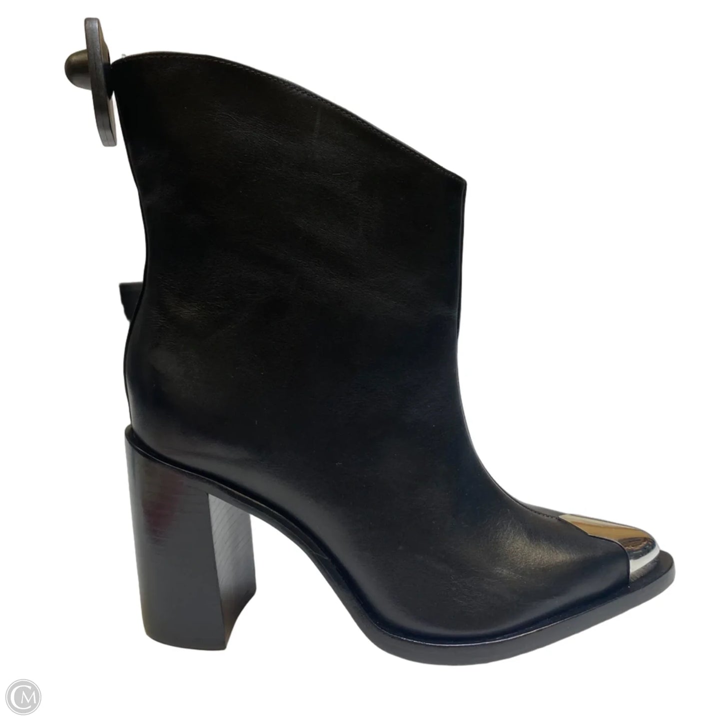 Boots Ankle Heels By Schutz In Black, Size: 7