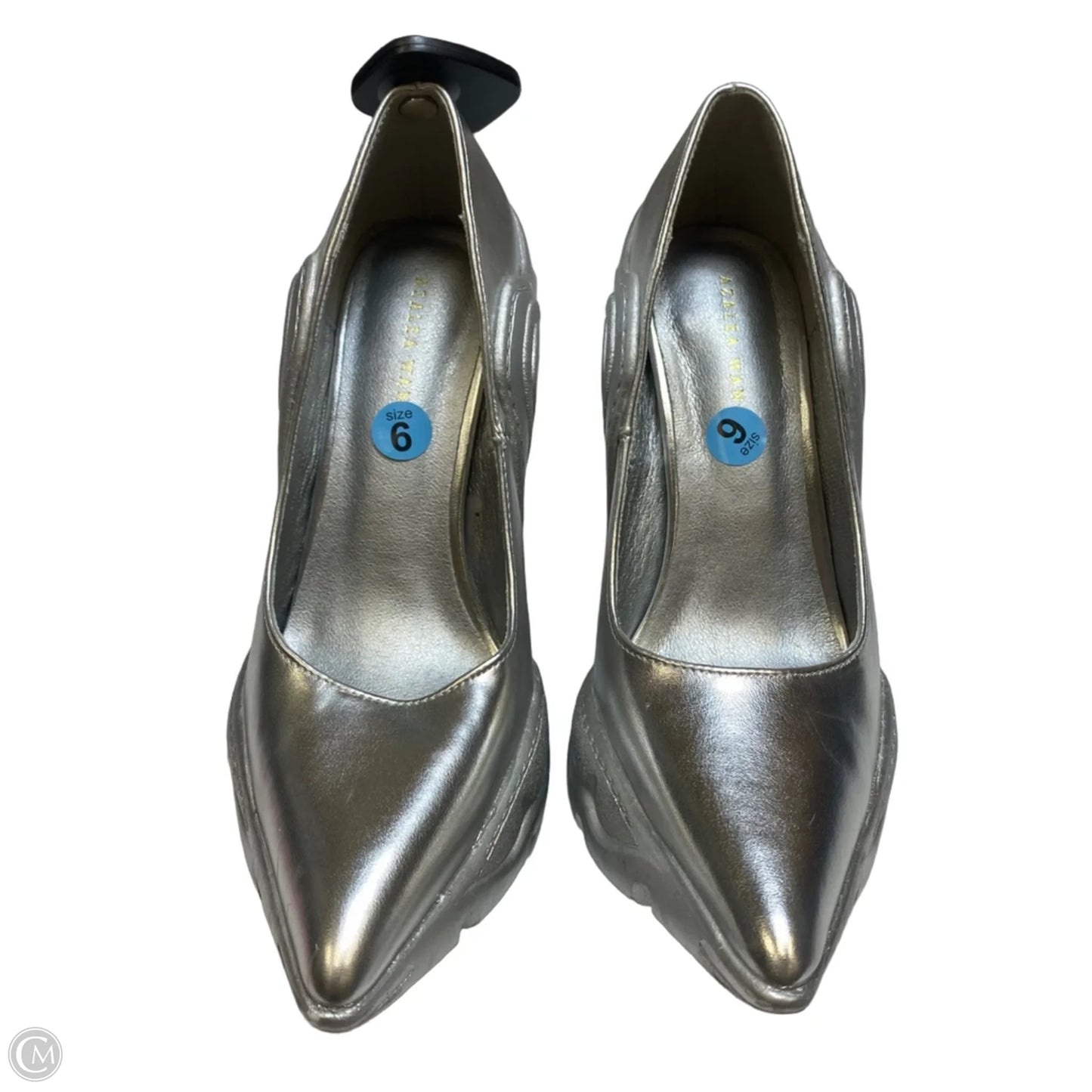Shoes Heels Stiletto By Azalea Wang In Silver, Size: 6