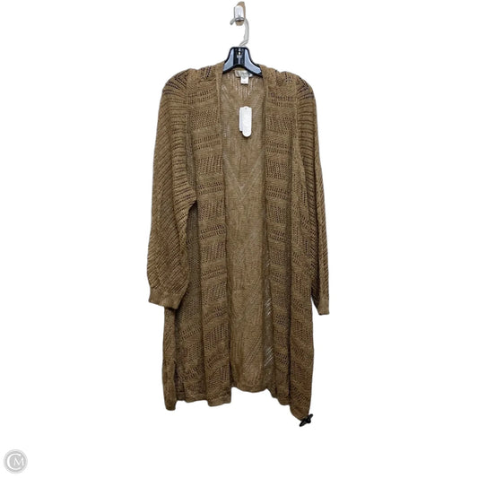 Cardigan By Cj Banks In Brown, Size: 3x