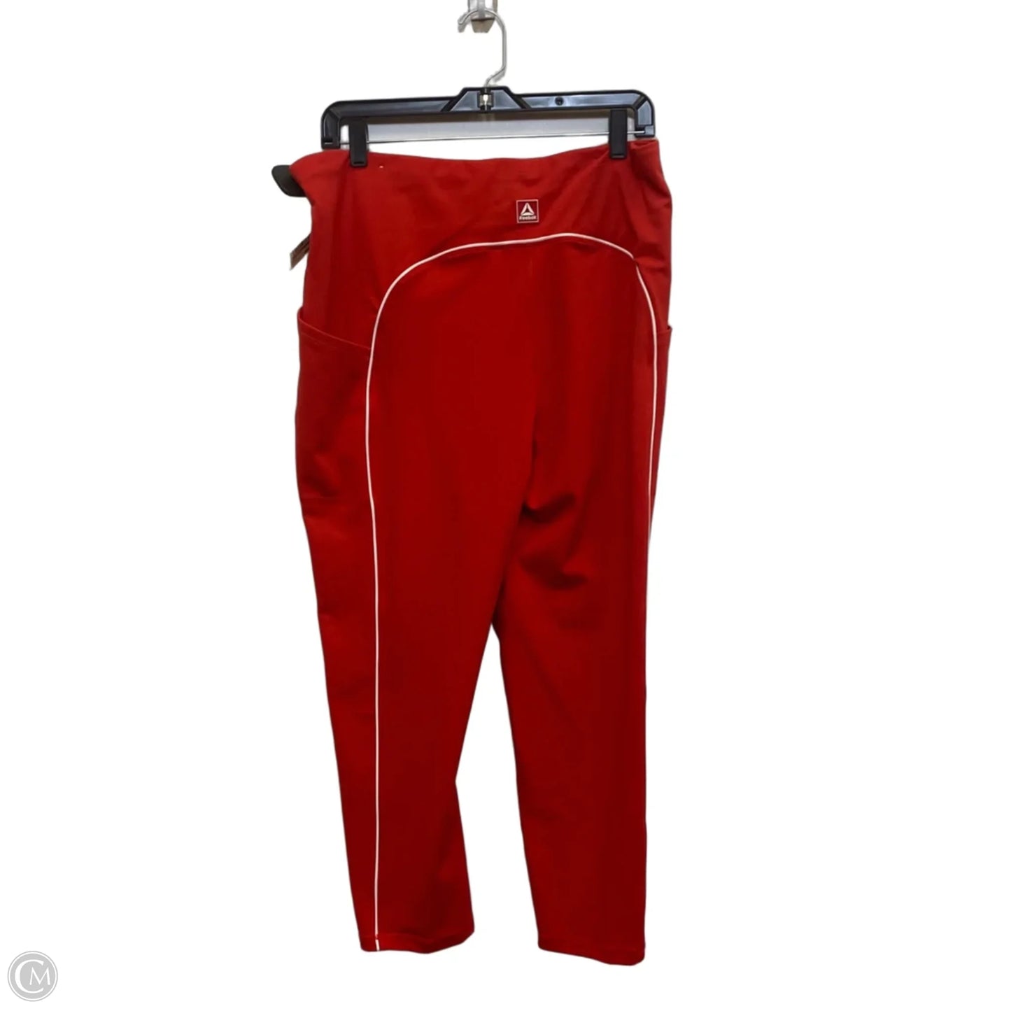 Athletic Leggings By Reebok In Red, Size: Xxl