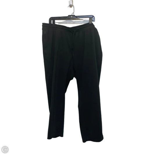 Athletic Pants By Zac And Rachel In Black, Size: 1x