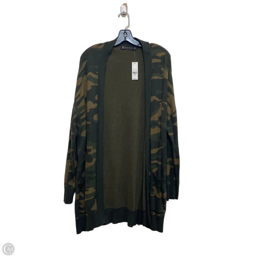 Sweater Cardigan By New York And Co In Camouflage Print, Size: M