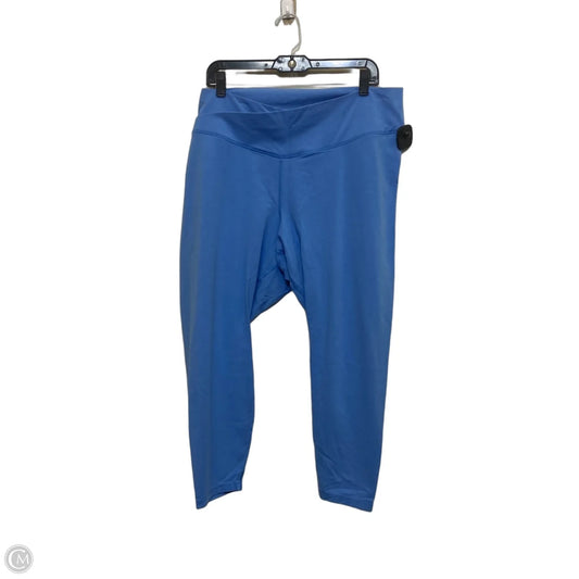 Athletic Leggings By Old Navy In Blue, Size: Xxl