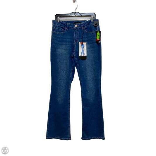 Jeans Flared By Ymi In Blue Denim, Size: 10