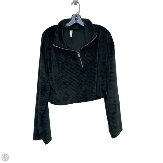 Athletic Sweatshirt Collar By Fabletics In Grey, Size: L
