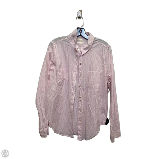Top Long Sleeve Designer By Lilly Pulitzer In Pink, Size: L