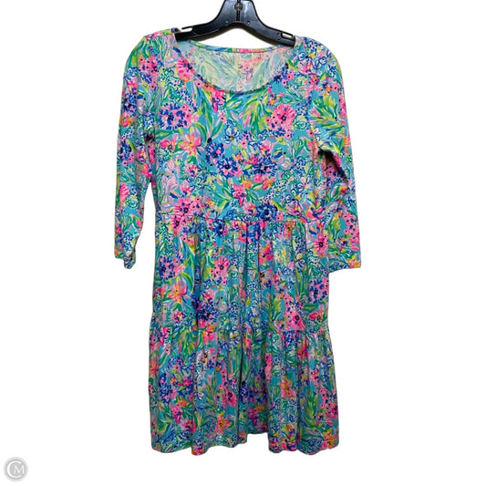 Dress Designer By Lilly Pulitzer In Blue & Pink, Size: S