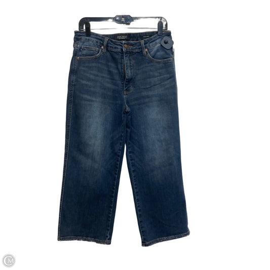 Jeans Wide Leg By Judy Blue In Blue Denim, Size: 12