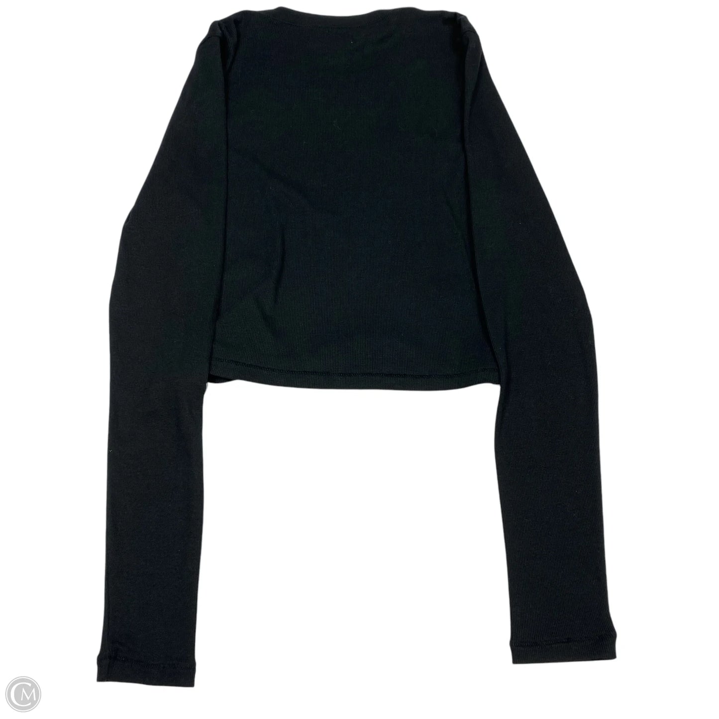 Top Long Sleeve Basic By Madewell In Black, Size: L