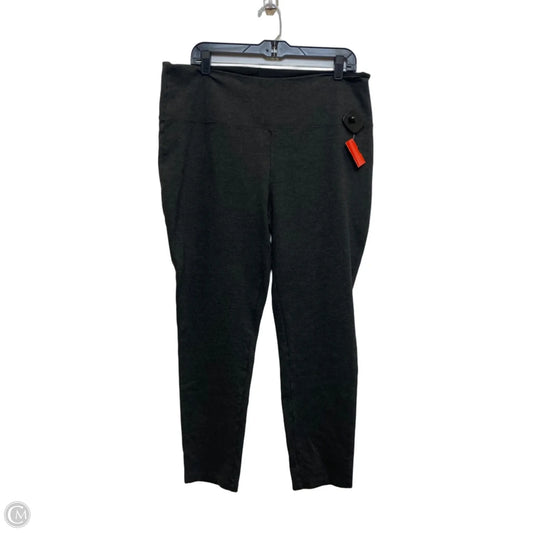 Pants Leggings By Liz Claiborne In Grey, Size: 2x