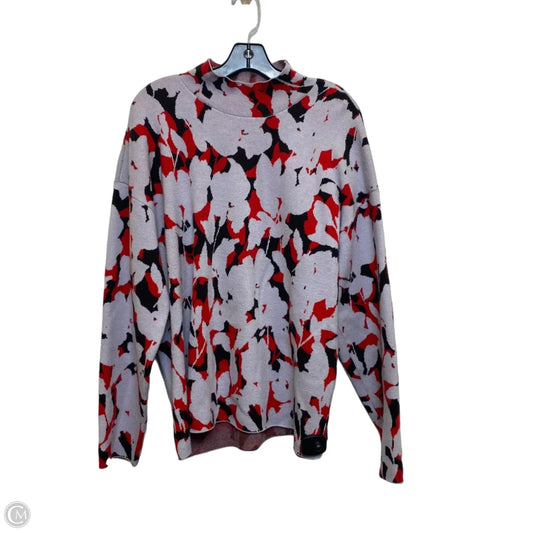 Sweater By Anthropologie In Purple & Red, Size: Xl