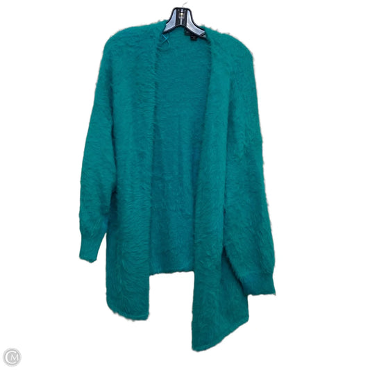 Sweater Cardigan By Attention In Green, Size: 3x