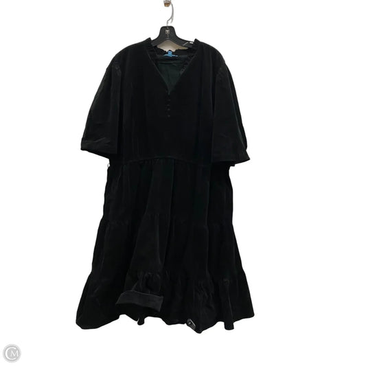 Dress Casual Midi By Draper James Rsvp In Black, Size: 3x