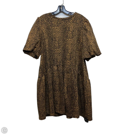 Dress Casual Short By Crown And Ivy In Black & Brown, Size: Xxl