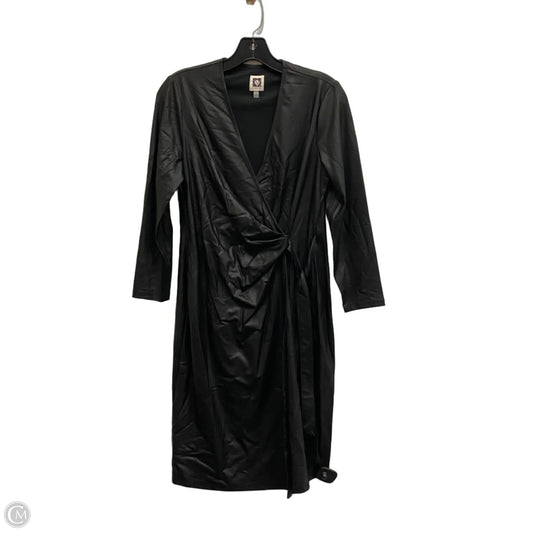 Dress Casual Midi By Anne Klein In Black, Size: S