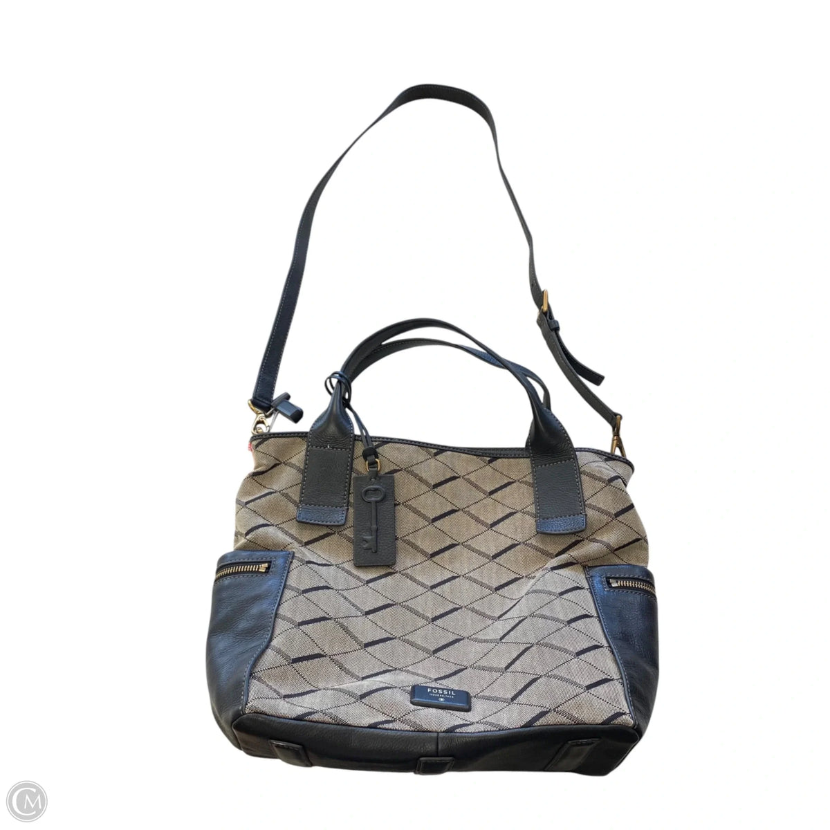 Handbag By Fossil, Size: Large