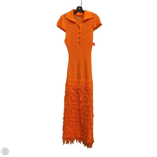 Dress Sweater By Fashion Nova In Orange, Size: 1x