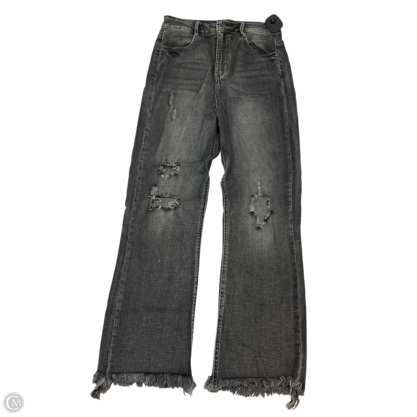 Jeans Boot Cut By Tractr Blu In Grey Denim, Size: 4