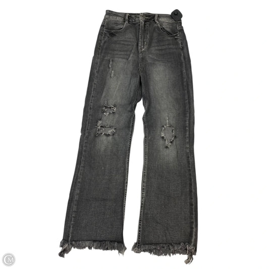 Jeans Boot Cut By Tractr Blu In Grey Denim, Size: 4