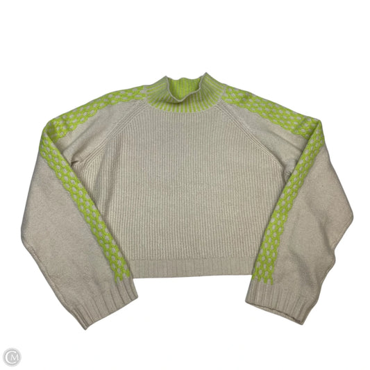 Sweater By Wild Fable In Cream & Green, Size: Xl