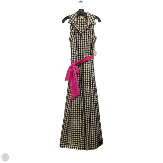 Dress Casual Maxi By Eliza J In Black & Cream, Size: M