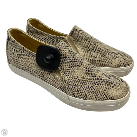 Shoes Flats By Restricted In Snakeskin Print, Size: 8