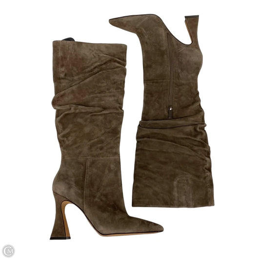 Boots Knee Heels By Vince Camuto In Brown, Size: 6.5