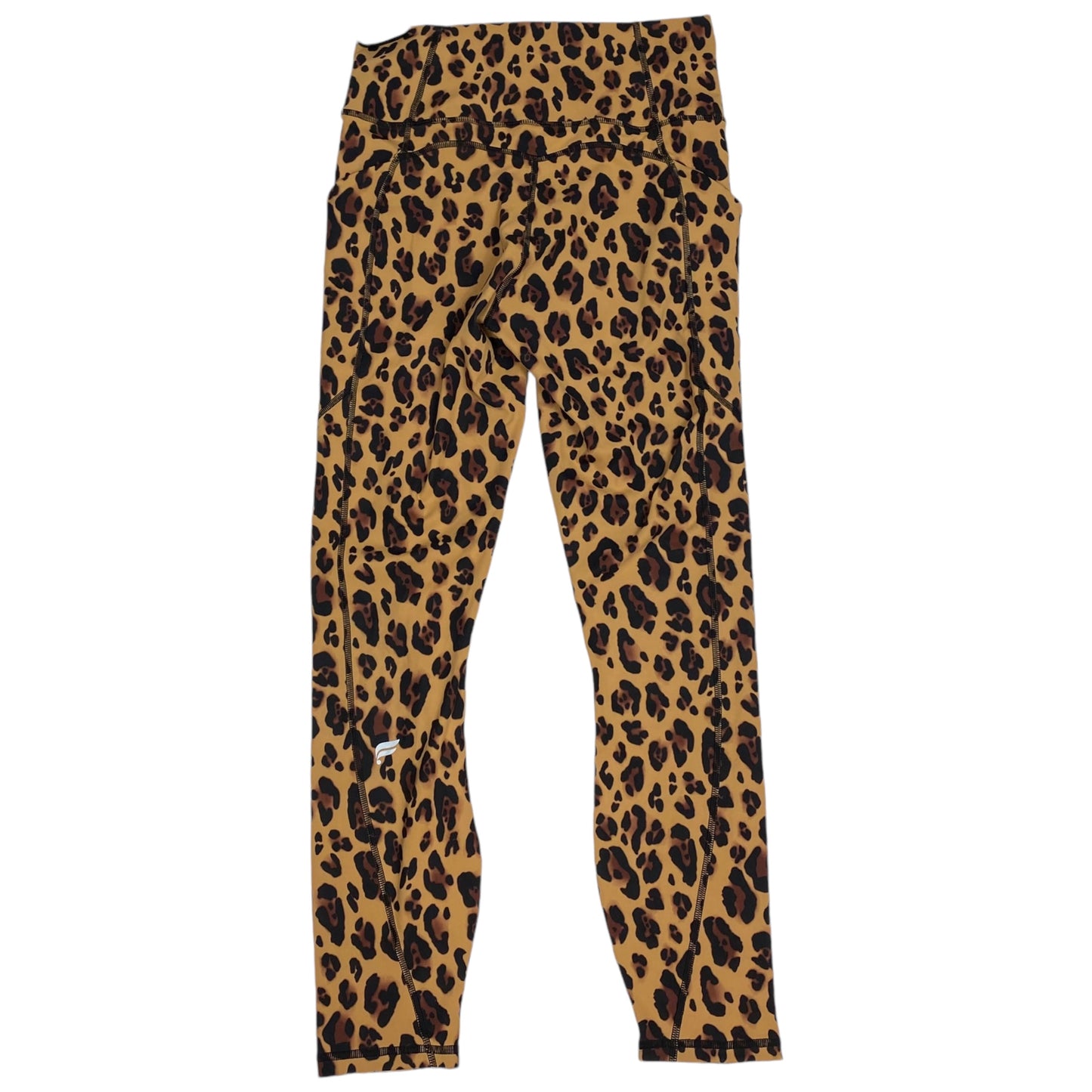 Athletic Leggings By Fabletics In Animal Print, Size: S