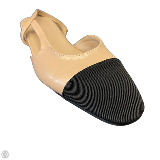 Shoes Flats By Motf In Black & Tan, Size: 6.5