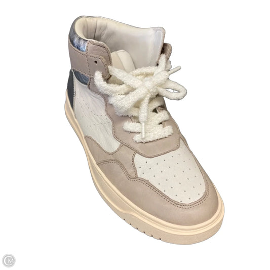 Shoes Sneakers By Steve Madden In Grey & Silver, Size: 9