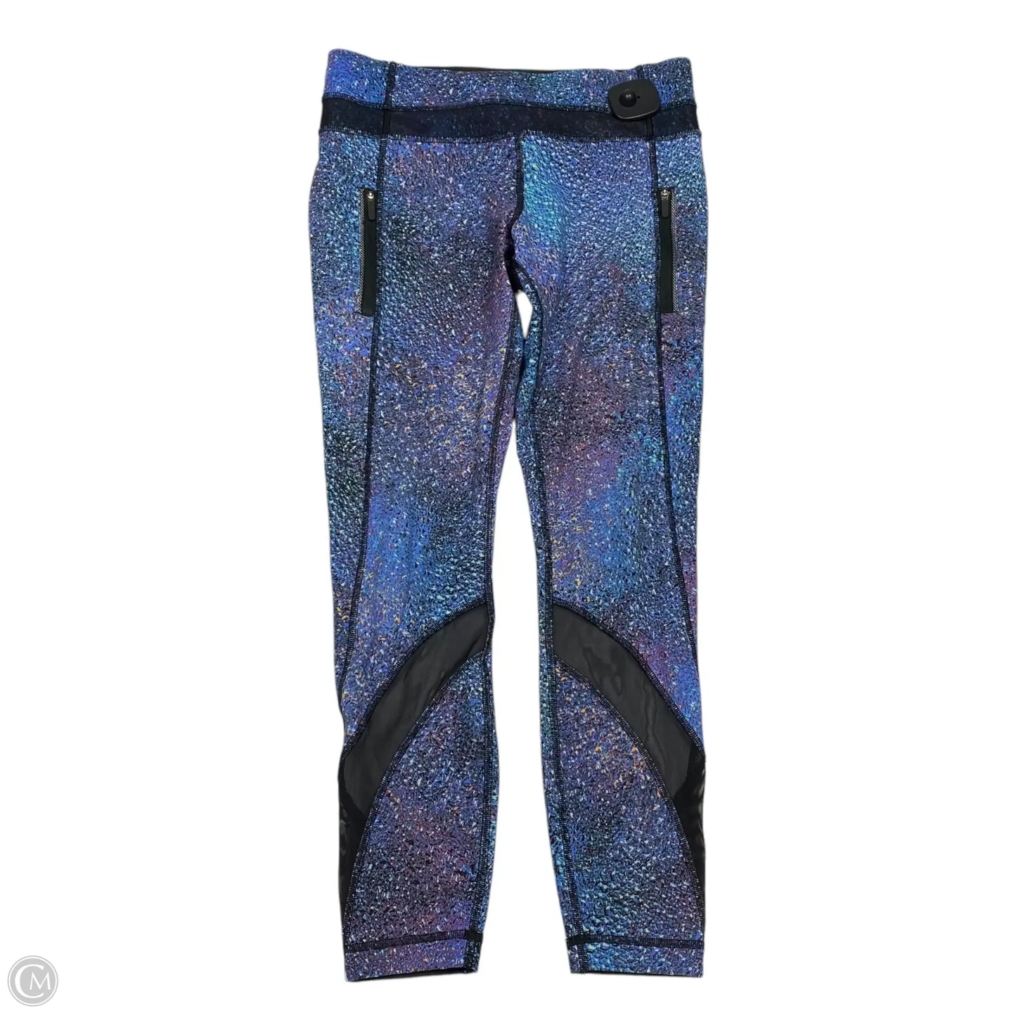 Athletic Leggings Capris By Lululemon In Blue, Size: 6