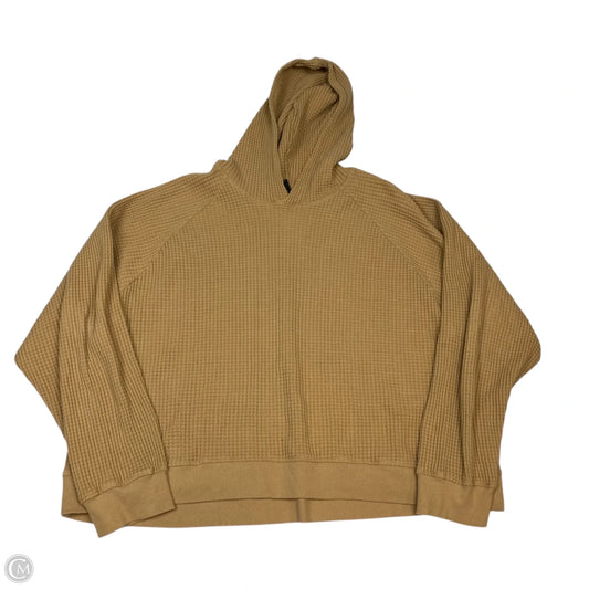 Athletic Sweatshirt Hoodie By The North Face In Tan, Size: Xxl