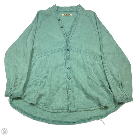 Top Long Sleeve By We The Free In Green, Size: S