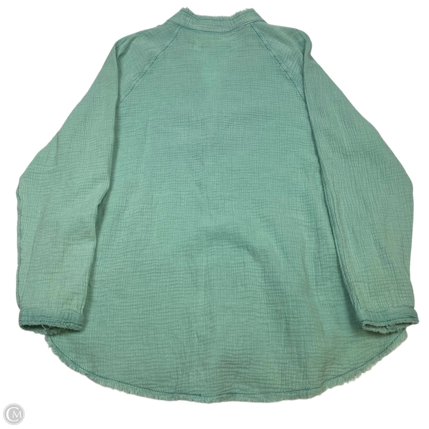 Top Long Sleeve By We The Free In Green, Size: S