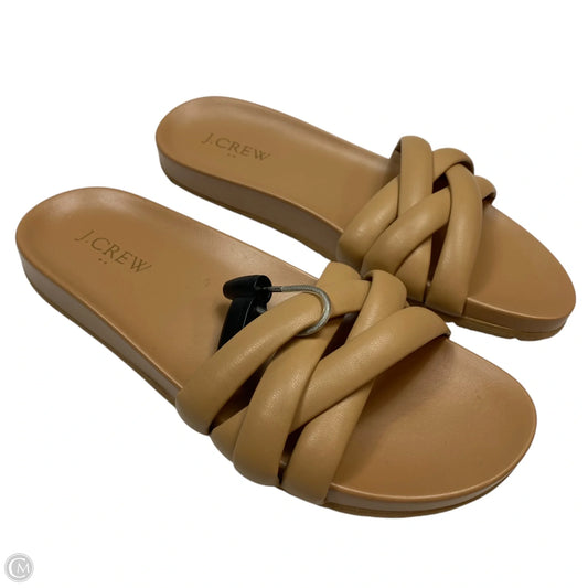 Sandals Flats By J. Crew In Brown, Size: 8