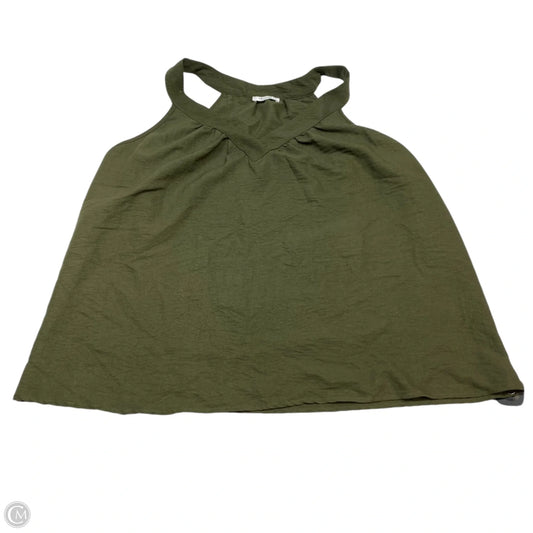 Top Sleeveless By Ekouaer In Green, Size: Xl