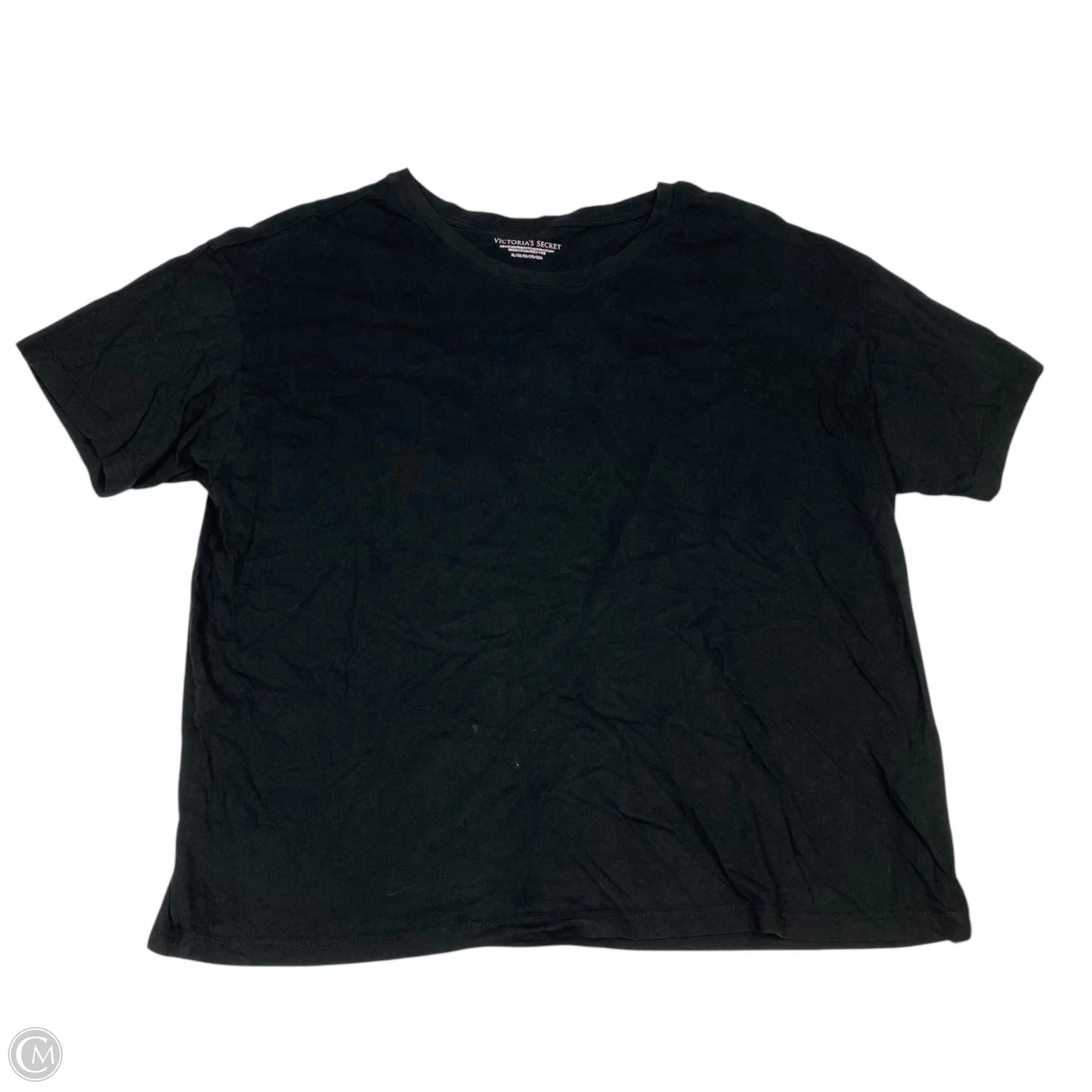 Top Short Sleeve Basic By Victorias Secret In Black, Size: Xl