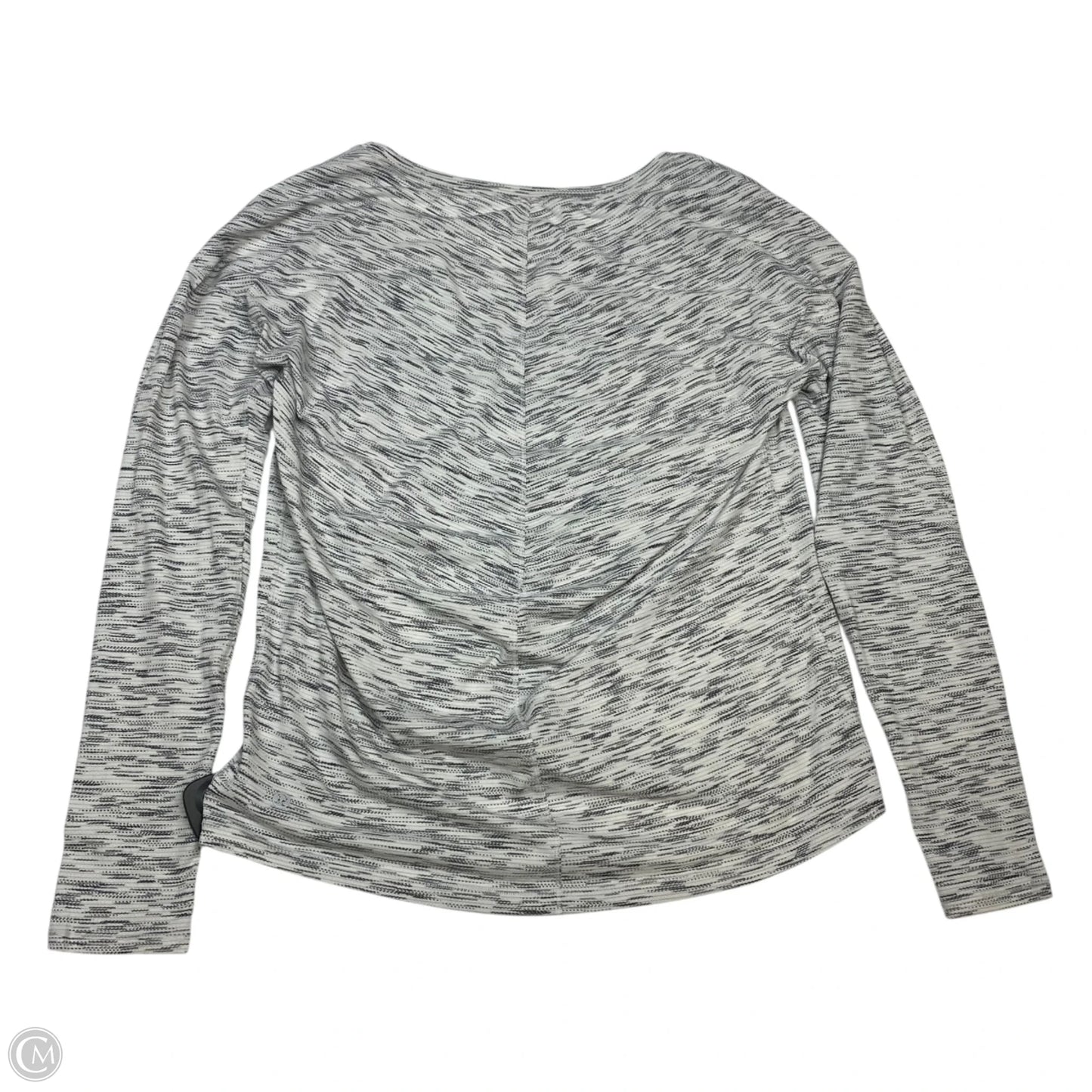 Athletic Top Long Sleeve Crewneck By Lululemon In Grey, Size: L
