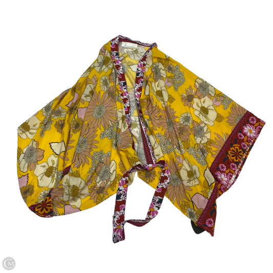 Kimono By Anthropologie In Yellow, Size: Osfm