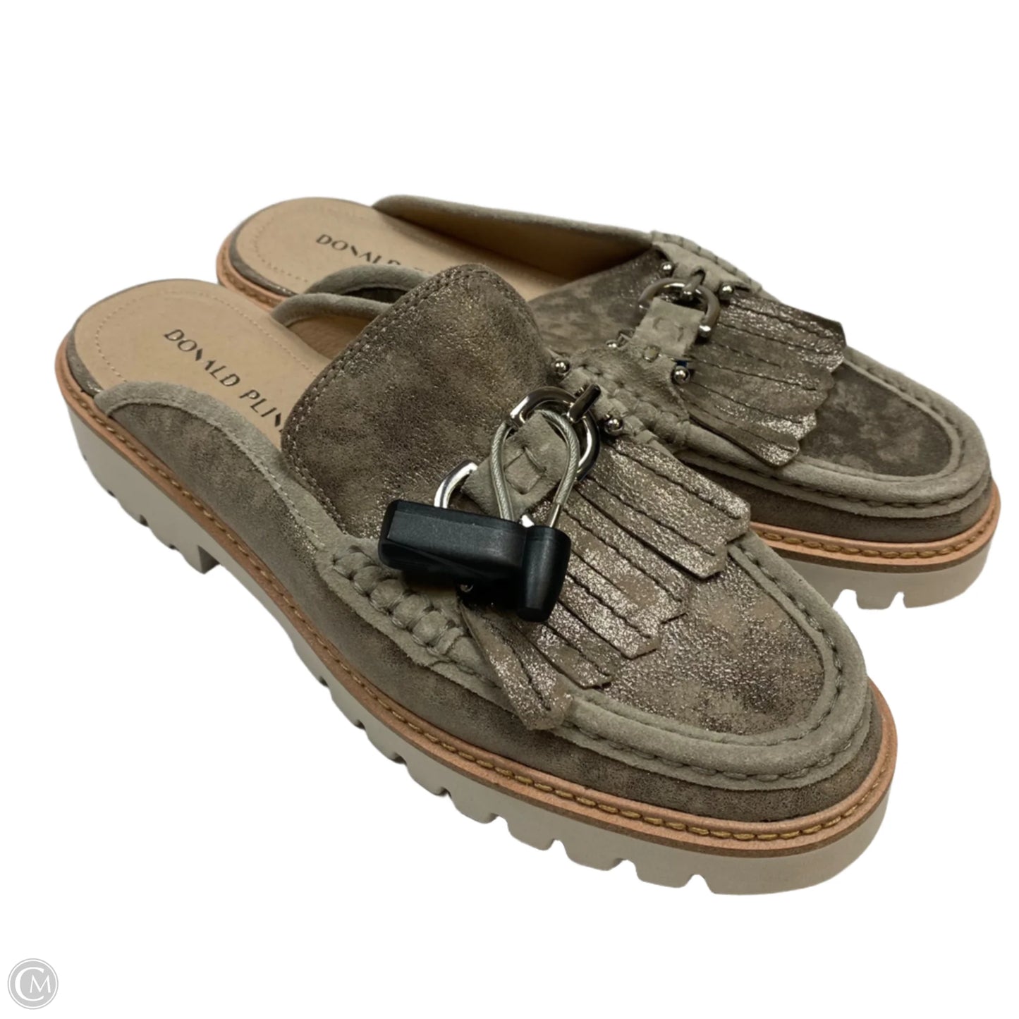 Shoes Flats By Donald Pliner In Grey, Size: 9.5