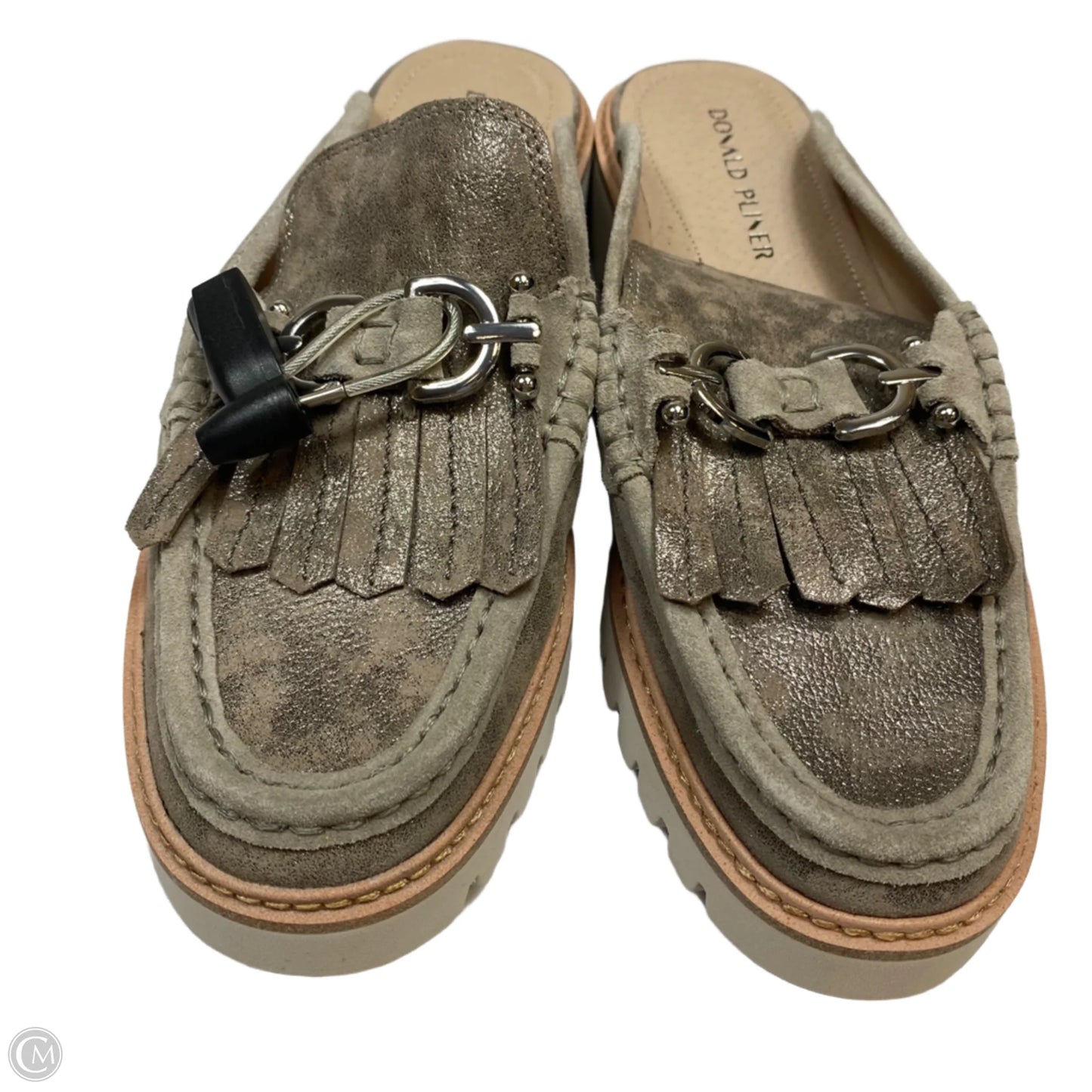 Shoes Flats By Donald Pliner In Grey, Size: 9.5