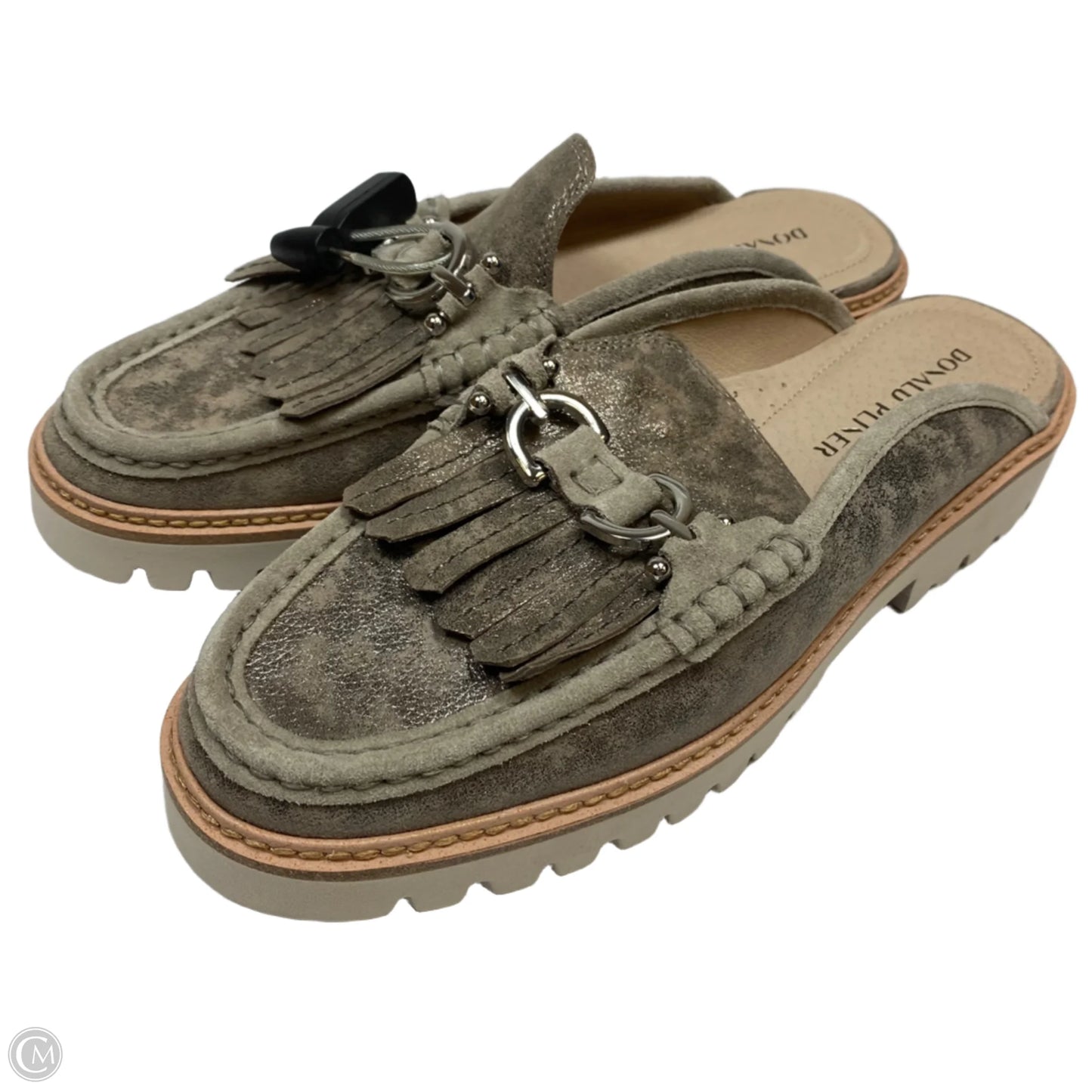 Shoes Flats By Donald Pliner In Grey, Size: 9.5