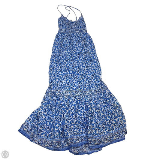 Dress Designer By Vineyard Vines In Blue & White, Size: M