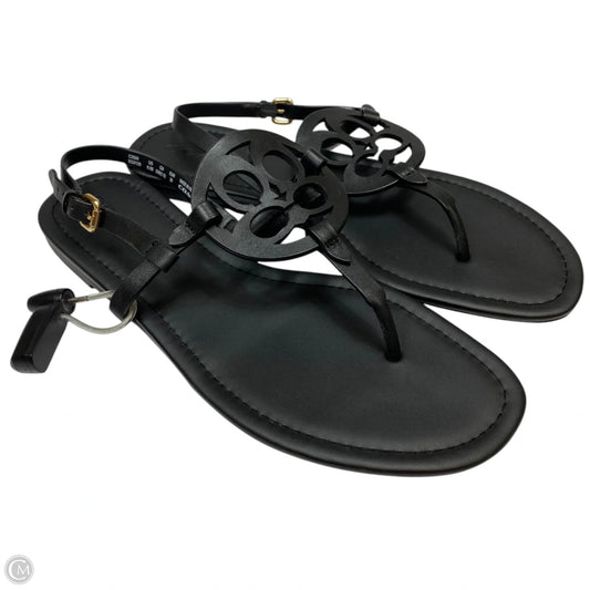 Sandals Designer By Coach In Black, Size: 8.5