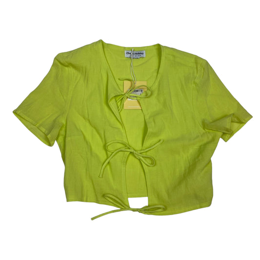 Top Short Sleeve By Charlie Holiday In Green, Size: S