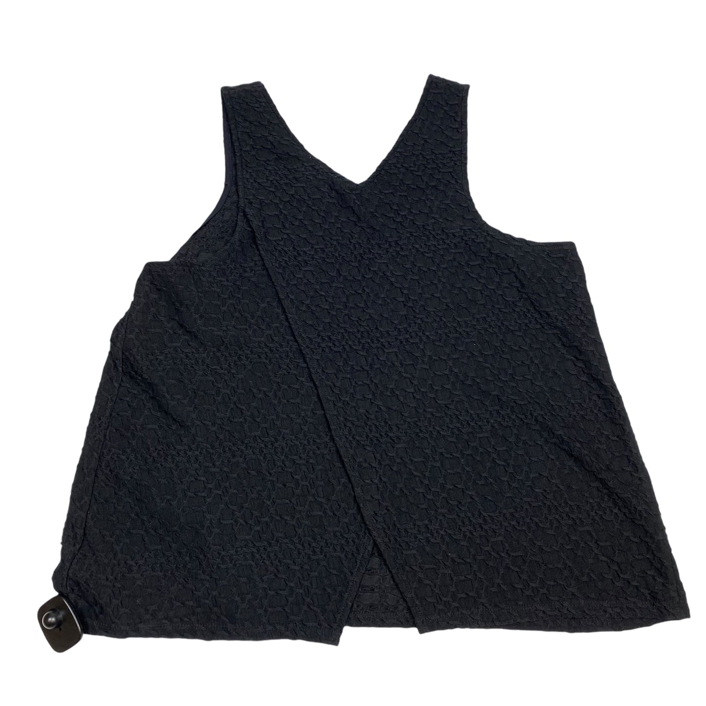 Top Sleeveless By Deletta In Black, Size: L