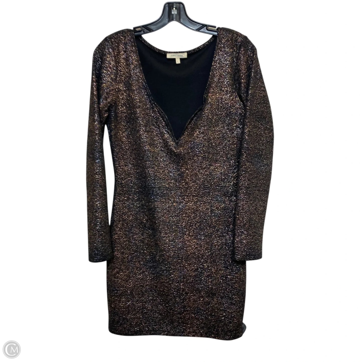 Dress Casual Short By Vestique In Black, Size: L